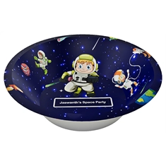 Space Party Bowl – Personalized or Plain | Leakproof, Fully Printed